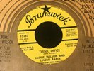 Jackie Wilson And LaVern Baker Think Twice PROMO 45 1965 Northern soul funk rare