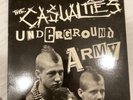 THE CASUALTIES - Underground Army:  Blue Vinyl tribal war records