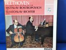 @PHILIPS SAL 3453-4 *ROSTROPOVICH* BEETHOVEN CELLO SONATAS* RICHTER* 2 LP* NM
