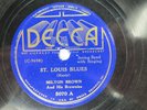 Milton Brown & Brownies - DECCA 8070 - St. Louis Blues & A Good Man Is Hard to