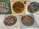 Set of 5 TESTED Disney Vinyl Picture Discs: Fox&Hound, Lady&Tramp, Pinocchio