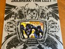 Thin Lizzy Jailbreak  LP  1976  UK Vertigo  1st Press A-1 / B-1  EX
