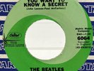 BEATLES Star Line Capitol Green Swirl NM 45 DO YOU WANT TO KNOW A SECRET 1965