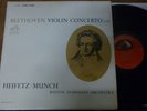 HEIFETZ - MUNCH  / BEETHOVEN violin concerto / RCA LSC 1992
