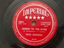 #2 IMPERIAL Record 78 rpm 5231 FATS DOMINO Going to River Mardi Gras New Orleans