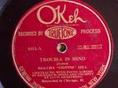 Okeh TRUETONE 8318 Louis Armstrong Hot Five GEORGIA GRIND 1926 Jazz 78 rpm
