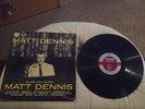 Matt Dennis•Plays & Sings Matt Dennis•Record KL 1024•Kapp Records 1956•MONO•EX+