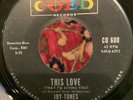 Northern Sweet Soul 45 Rpm Joy-Tones On COED This Love/I Wanna Party Some More