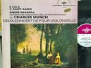 SAINT-SAENS & LALO Cello Concertos NAVARRA MUNCH ERATO STEREO ED1 STE 50255 NM