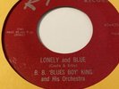 B.B.  “BLUES BOY” KING JUMP WITH YOU BABY/LONELY and BLUE RPM 425.   The King
