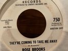 ROSE BROOKS RARE  Promo JIMI HENDRIX COMING TO TAKE ME AWAY FUNK VG SOUL CITY