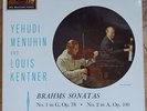 YEHUDI MENUHIN LOUIS KENTNER Brahms Sonatas No.1 Op. 78 ... 1st PRESS LP ASD 474