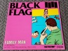 BLACK FLAG Family Man SST 1984 Punk LP Vinyl light green lbl trans purple orig