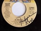 In The Navy - Village People 45 rpm autographed signed by Felipe Rose - Native