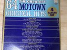Various THE GREATEST 64 MOTOWN ORIGINAL HITS 4-LP BOX SET 1975 w/ Insert SOUL