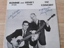 Ronnie Ryan & Henry Thome ‎– In Concert - Mews Records - 1963 - VInyl LP SIGNED