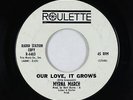 Northern Soul Popcorn 45 - Myrna March - Our Love, It Grows - Roulette