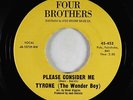 Northern Soul 45 - Tyrone (The Wonder Boy) - Please Consider - 4 Brothers VG++