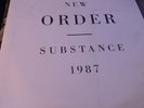 new order substance vinyl 1987 12”