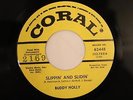 ROCKABILLY BUDDY HOLLY Slippin' And Slidin' CORAL 62448  DJ M-