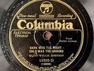 2 Original Blind Willie Johnson Columbia 78 RPM Records  DARK WAS THE NIGHT +