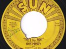 SUN original Elvis Presley That's All Right b/w Blue Moon Of Kentucky 45 1954