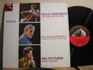 EMI/HMV ASD 655 ELGAR CELLO CONCERTO DU PRE BARBIROLLI 1965 ED1 VG++ TO NM,VG++