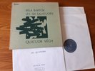 BARTOK 6 Quatuors / QUATUOR VEGH 3xLP Box  FRENCH VALOIS CMB 23 STEREO  NMINT