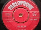 THE BEATLES LOVE ME DO - RARE ORIGINAL UK RED PARLOPHONE 7