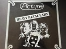 RARE 1981 PICTURE HEAVY METAL EARS VINYL RECORD IMPORT 6350-058 HAIR BAND 80'S