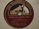 COMEDIAN HARMONISTS Guten Tag... - HMV EG 2127 UK - 78rpm 78 rpm shellac comedy