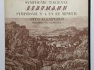 Otto Klemperer Mendelssohn Schumann Symphonies French Columbia SAXF 218