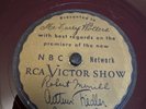 Red 12” 78 Pres. To Larry Wolters For 1948 Premier Of RCA VICTOR SHOW On NBC V++