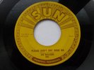 JIM WILLIAMS 45 'PLEASE DON'T CRY OVER ME' USA SUN HOT 1957 MEMPHIS ROCKABILLY