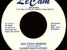 CHRISTIAN PLICQUE Hot Foxy Woman 45 Le Cam Rare 1970s Funk Soul M-