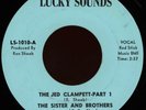 THE SISTER AND BROTHERS Jed Clampett 45 Lucky Sounds Rare Louisiana Funk Breaks