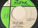 NORTHERN SOUL Jackie Edwards TELL ME WHAT IT'S ALL ABOUT Stone 45 rare Canada EX