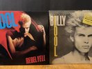 Billy Idol Rebel Yell 1983 & Don’t Stop 1981 Vinyl LP Record