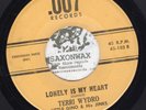 Rare Doo Wop 45 - TERRI WYDRO - Lonely Is My Heart / Idol Of My Life - .007 VG++