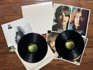 THE BEATLES White Album LP 1970’s UK reissue with postcards and lyric poster