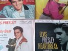 4 Vintage Elvis Presley 45 RPM Record and Sleeves