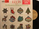 Elvis Presley Tan Label Lp The Wonderful World Of Christmas On Rca - Vg++ / Vg++
