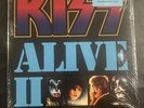 KISS Alive II 45th Anniv Red/Blue Swirl Colored Vinyl 2 LP Set NEW Sold Out