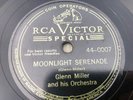 Glenn Miller 78rpm Single 10-inch RCA Victor Records #44-0007 Moonlight Serenade