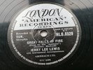 JERRY LEE LEWIS   1958  UK  78   GREAT BALLS OF FIRE   LONDON  HLS -8529