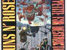 GUNS N' ROSES Banned Cover APPETITE FOR DESTRUCTION - GOLD PROMO STAMP-NEAR MINT
