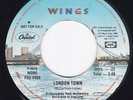 Paul McCartney Wings LONDON TOWN US Capitol PROMO Custom Label 45 P-4625