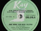 Calypso 78 CYRIL DIAZ Don't Worry Your Head KAY CRS.016 V+ HEAR 2671