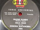 SEECO 7806 Celia Cruz con la Sonora Matancera 78 rpm LATIN VV+