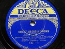 DJANGO REINHARDT & QHCF ‘SWEET GEORGIA BROWN’ RARE ITALIAN DECCA 78